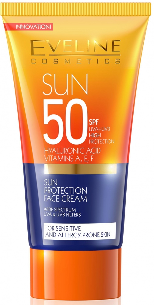 Eveline Cosmetics Sun SPF 50 Sun Protection Face Cream