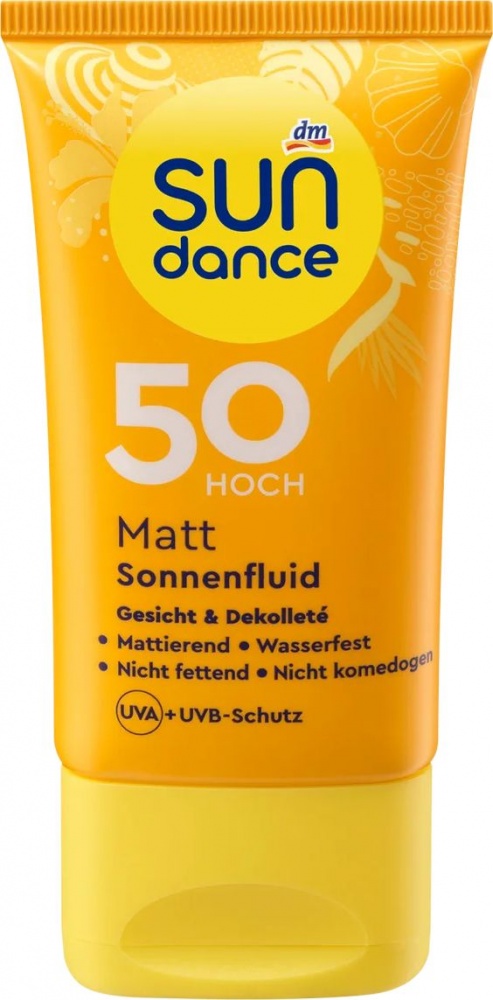 SUNDANCE Pleťový fluid na opaľovanie Matt SPF 50
