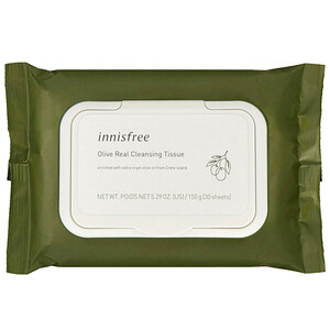 Innisfree Moisturizing Cleansing Wipes With Olive
