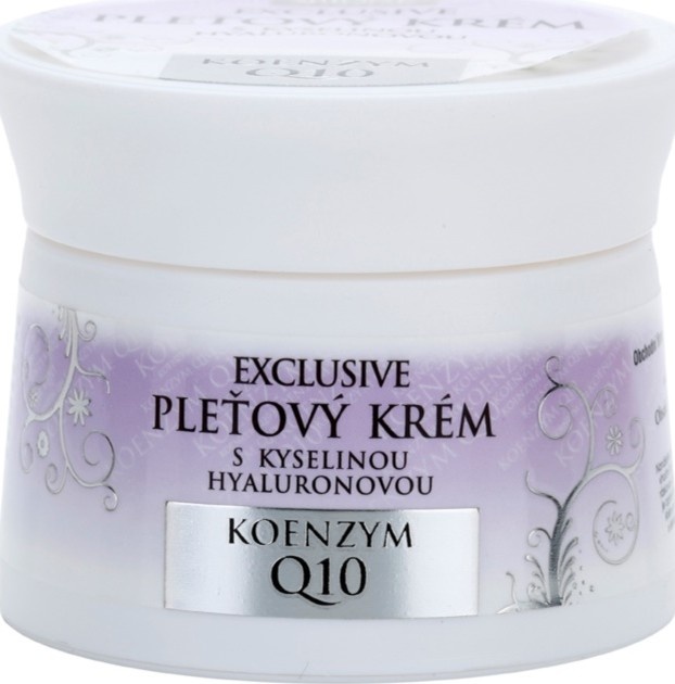 Bione Cosmetics Exclusive pleťový krém denný s kyselinou hyaluronovou a Q10