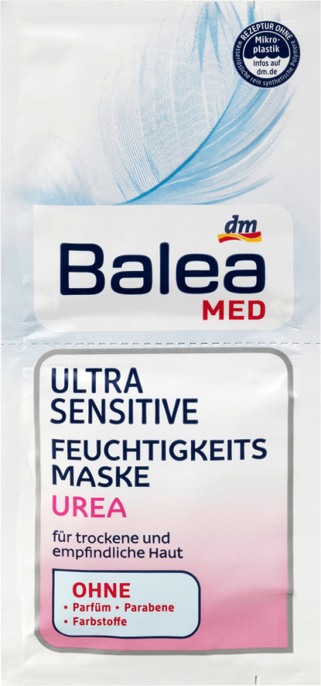 Balea MED Hydratačná pleťová maska Ultra Sensitive Urea