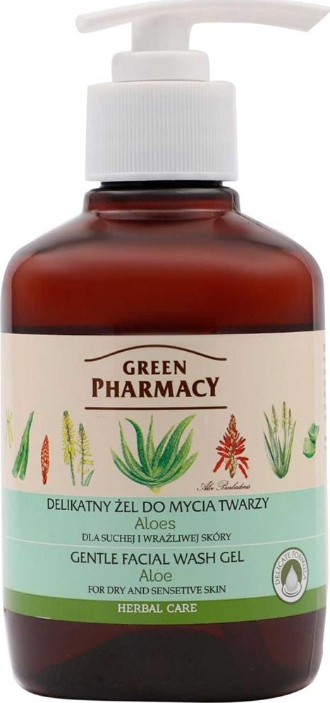 Green Pharmacy Gentle Facial Wash Gel Aloe