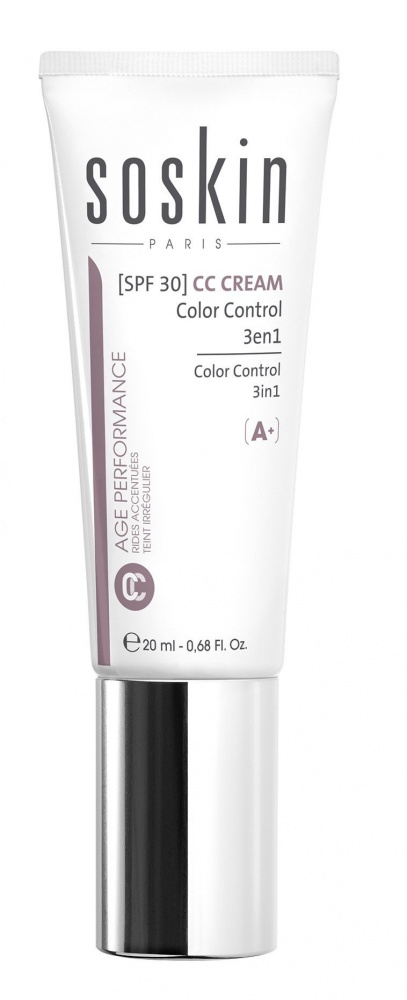 Soskin Paris CC Cream Color Control Beige Skin 