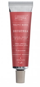 Havlíková apotéka gélová maska Brusinka