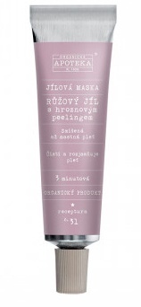 Havlíková apotéka Ružový íl s hroznovým peelingom