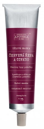 Havlíková apotéka telová maska Červená repa a Ginko