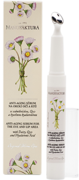 Manufaktura Anti-aging sérum na oči a ústa Sedmokráska