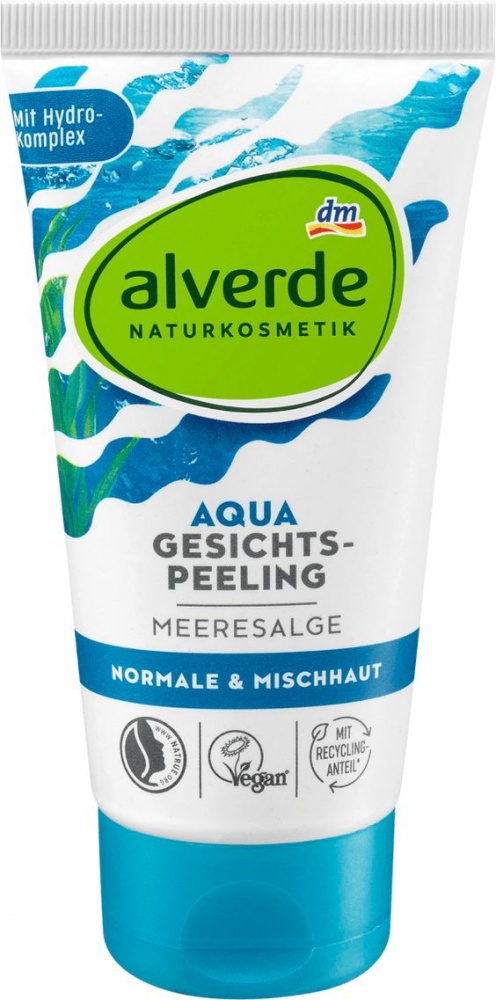 Alverde Pleťový peeling Aqua s morskými riasami