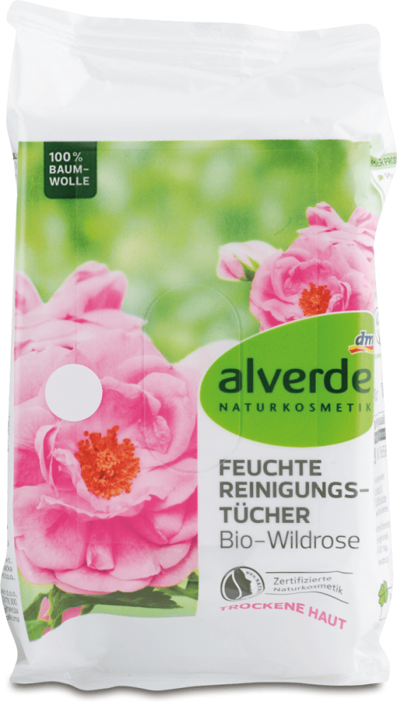 Alverde Vlhčené Utierky s Divou Ružou