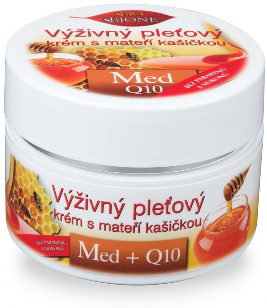 Bione Cosmetics Med + Q10 výživný krém s Materskou Kašičkou