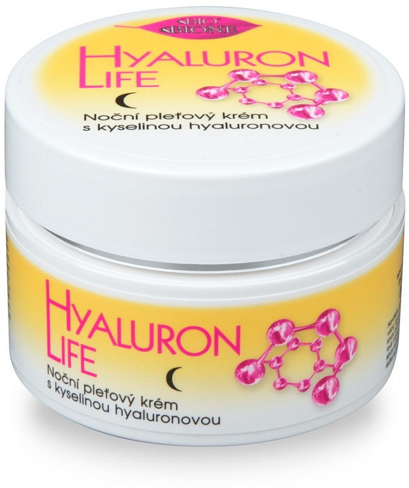 Bione Cosmetics Hyaluron Life nočný pleťový krém