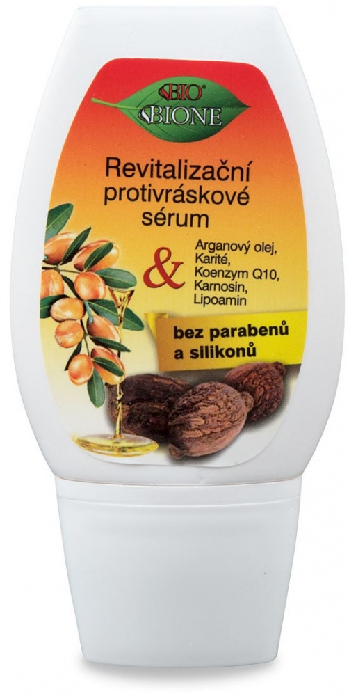Bione Cosmetics Argánový Olej + Karité revitalizačné protivráskové sérum