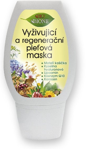 Bione Cosmetics pleťová maska vyživujúca a regeneračná