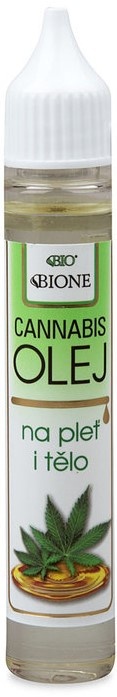 Bione Cosmetics rastlinný olej Cannabis na pleť a telo