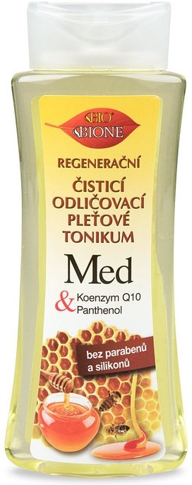 Bione Cosmetics Med + Q10 Regeneračné čistiace odličovacie pleťové tonikum