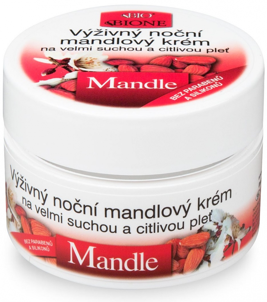 Bione Cosmetics Mandľa výživný nočný pleťový krém na veľmi suchú a citlivú pleť