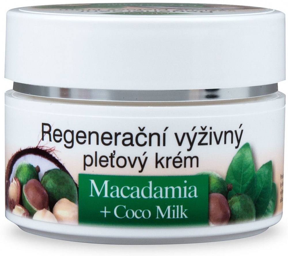 Bione Cosmetics Macadamia a Kokos regeneračný výživný pleťový krém