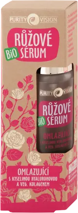 Purity Vision Omladzujúce Ružové sérum s Kyselinou Hyalurónovou