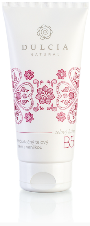 Dulcia hydratačný telový krém s Vanilkou a Provitamínom B5