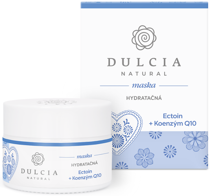 Dulcia hydratačná pleťová maska Ectoin a Koenzým Q10