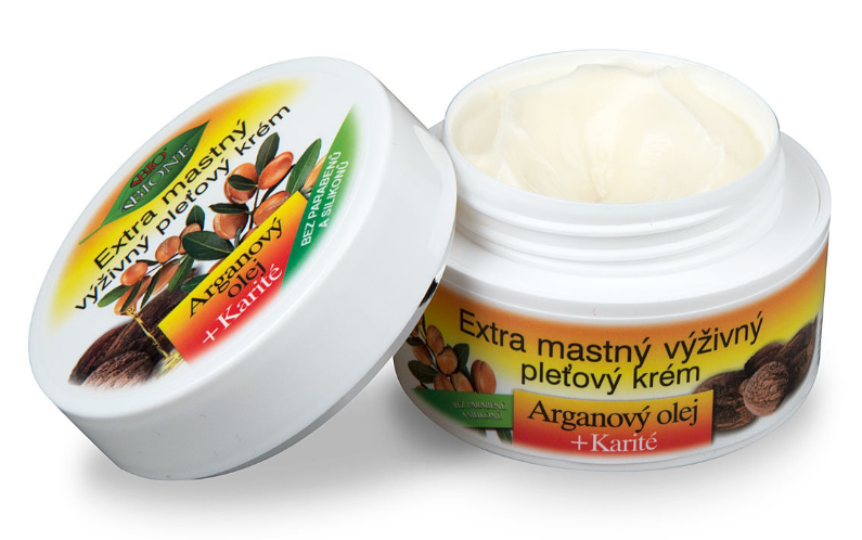 Bione Cosmetics Argánový Olej + Karité extra mastný výživný krém