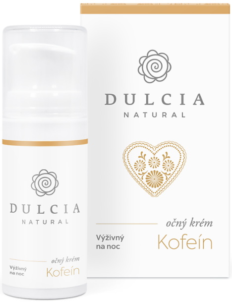 Dulcia výživný nočný očný krém s Kofeínom