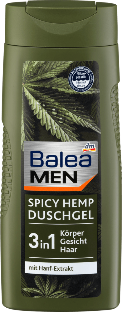 Balea Men Sprchovací gél Spicy Hemp 3v1