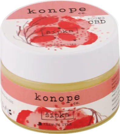 Konope co. pleťový krém šípka