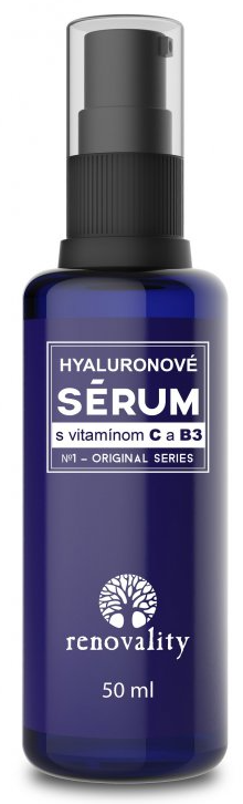 Renovality Hyaluronové sérum s vitamínom C a B3