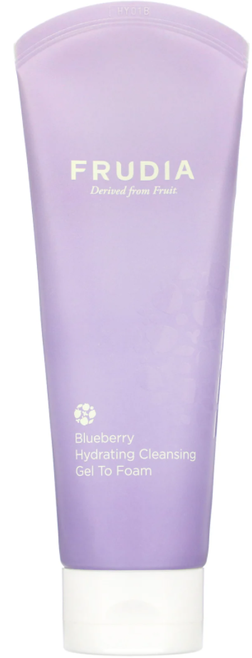 FRUDIA Blueberry Hydrating Cleansing Gel to Foam