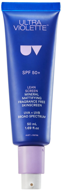 ULTRA VIOLETTE Lean Screen Mineral Mattifying Fragrance Free Skinscreen