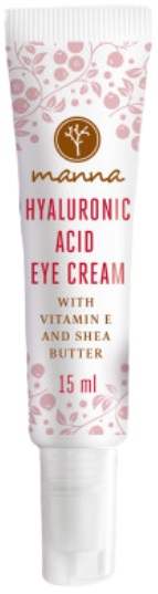 manna Hyaluronic Acid Eye Cream With Vitamin E And Shea Butter