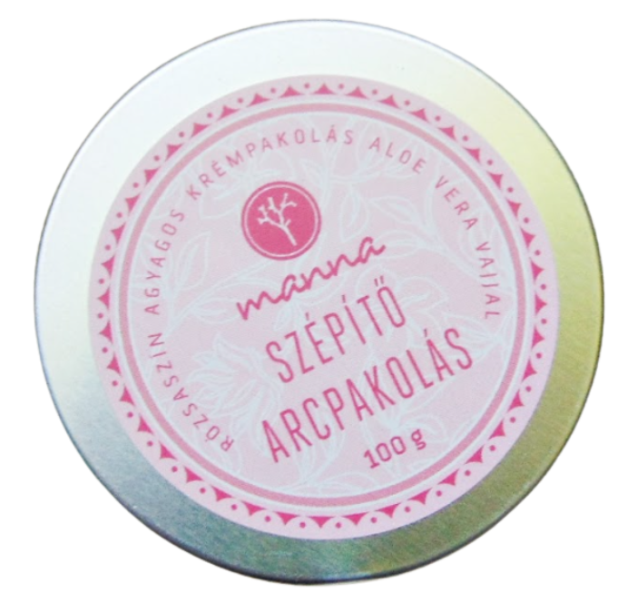 manna Beauty Mask Cream Mask With Pink Clay And Aloe Vera