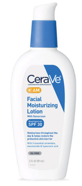 CeraVe AM Facial Moisturizing Lotion With Sunscreen SPF 30