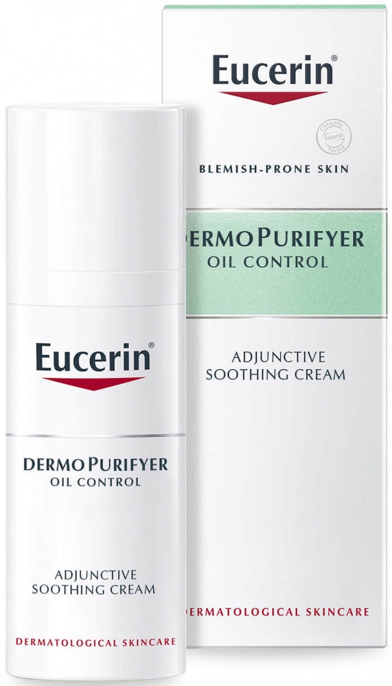 Eucerin Dermopure upokojujúci krém na pleť so sklonom k akné