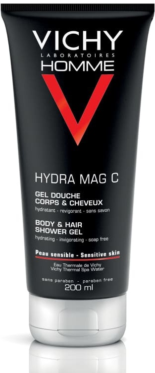 Vichy Homme Hydra Mag-C Body & Hair Shower Gel
