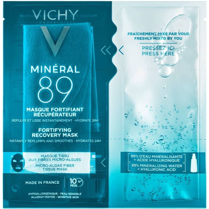 Vichy Mineral 89 Instant Recovery Hyaluronic Acid Sheet Mask