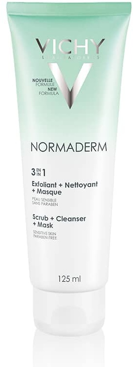 Vichy Normaderm 3-in-1 Scrub Cleanser & Mask