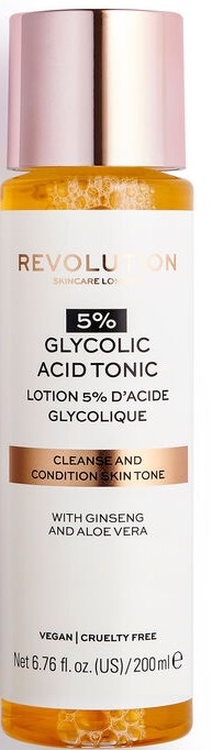 Revolution Skincare 5% Glycolic Acid Pleťové tonikum 