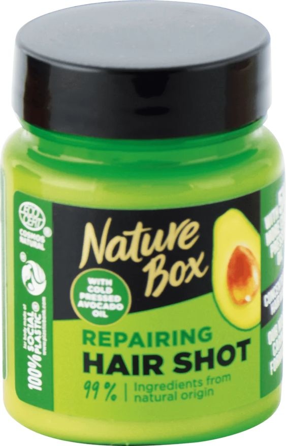 Nature Box Avocado regeneračná kúra na vlasy s avokádovým olejom