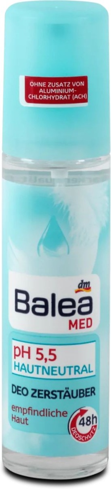 Balea MED Dezodorant pre ciltivú pleť s pH 5,5