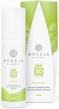 Dulcia Pleťový krém s Matcha SPF30 50ml