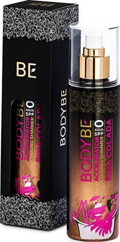 BodyBe Opaľovacia voda SPF 0 Piña Colada