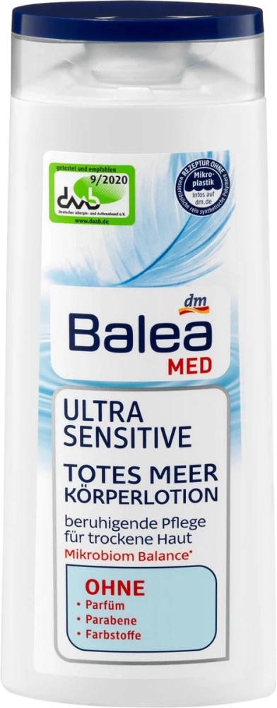 Balea MED Telová emulzia so soľou z Mŕtveho mora Ultra Sensitive