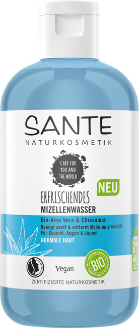 Sante Osviežujúca micelárna voda s aloe vera a chia 