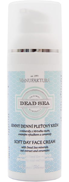 Manufaktura jemný denný hydratačný pleťový krém Mrtvé more
