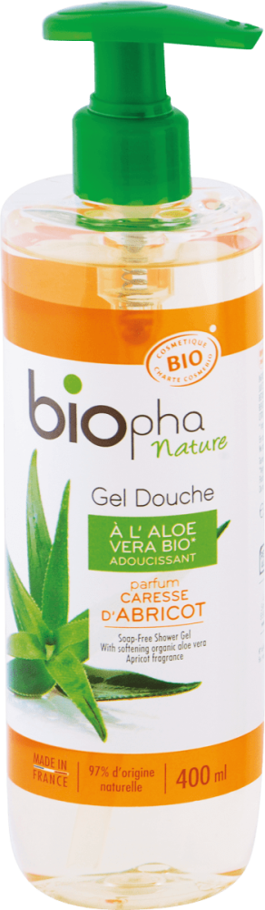 Biopha Sprchovací gél marhuľa s Aloe vera