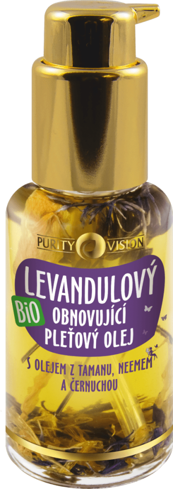 Purity Vision Obnovujúci levanduľový pleťový olej