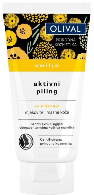 Olival Slamienková pleťový peeling s aktívnym uhlím