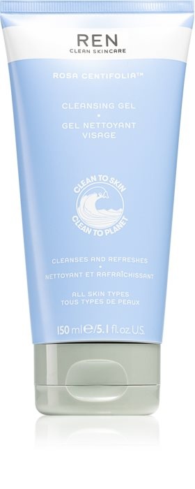 REN Rosa Centifolia Cleansing Gel Osviežujúci čistiaci gél pre všetky typy pleti